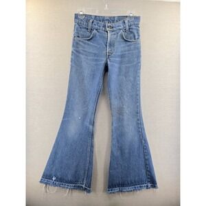 Vtg 70's Levis 27x29 Fits 28x29" Big Bell Bottom Orange Tab Flare Jeans 784-0917